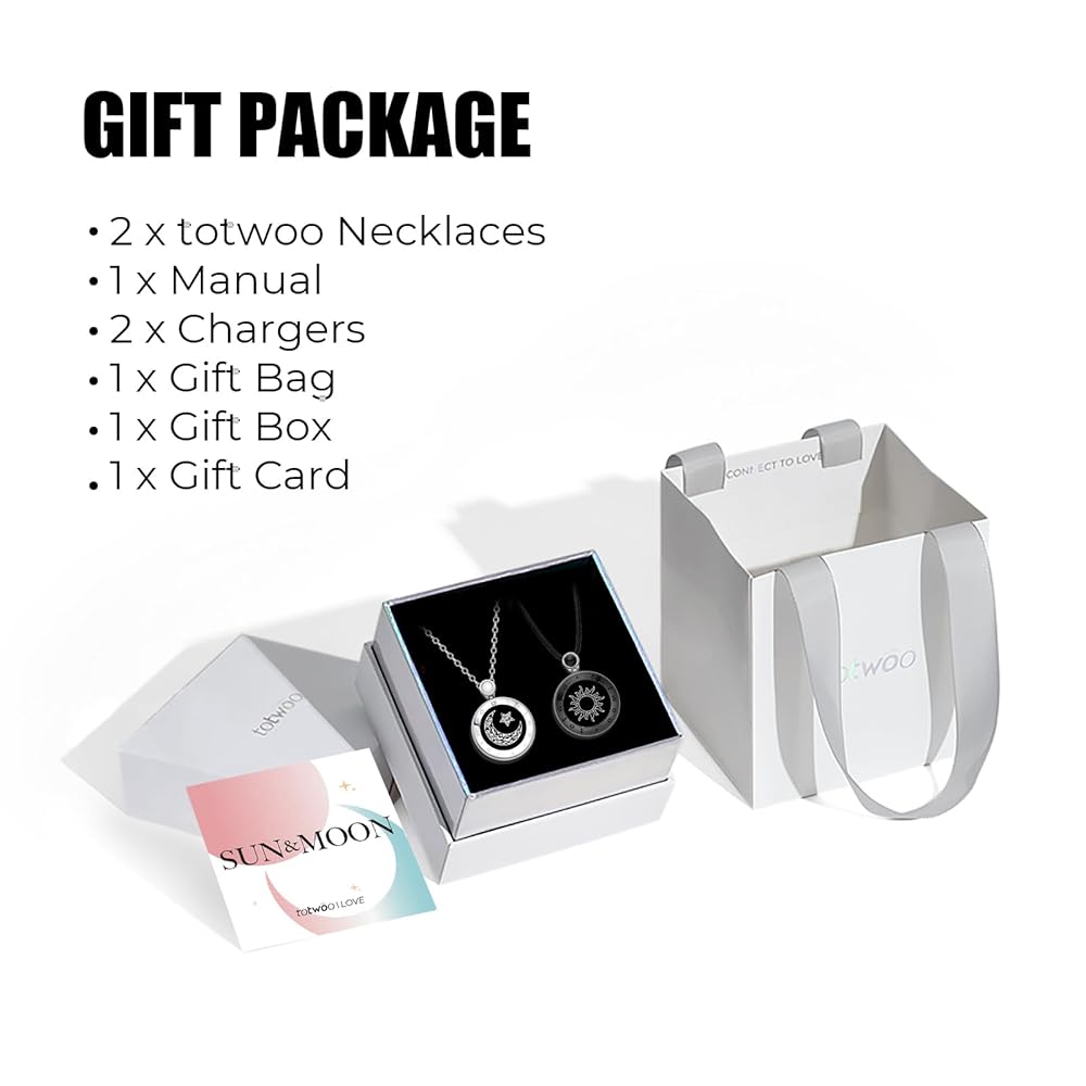 totwoo⭐︎タッチネックレス　カップル用　ペアネックレス Amazon | [TOTWOO] 長距離タッチネックレス スマートネックレス